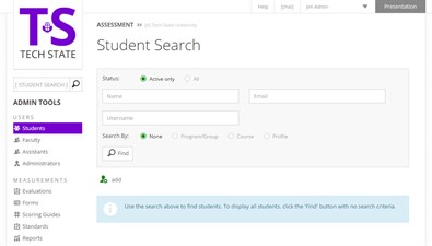 Using Student Search Engine